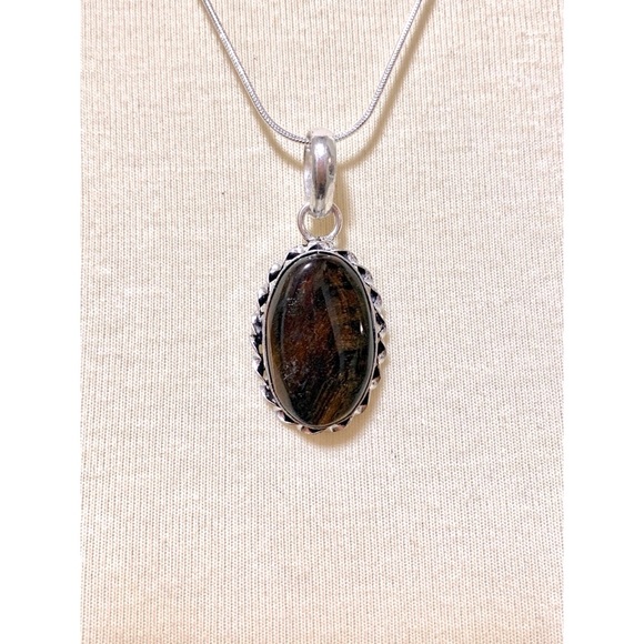 π Beautiful Tigers eye necklace - Picture 1 of 9